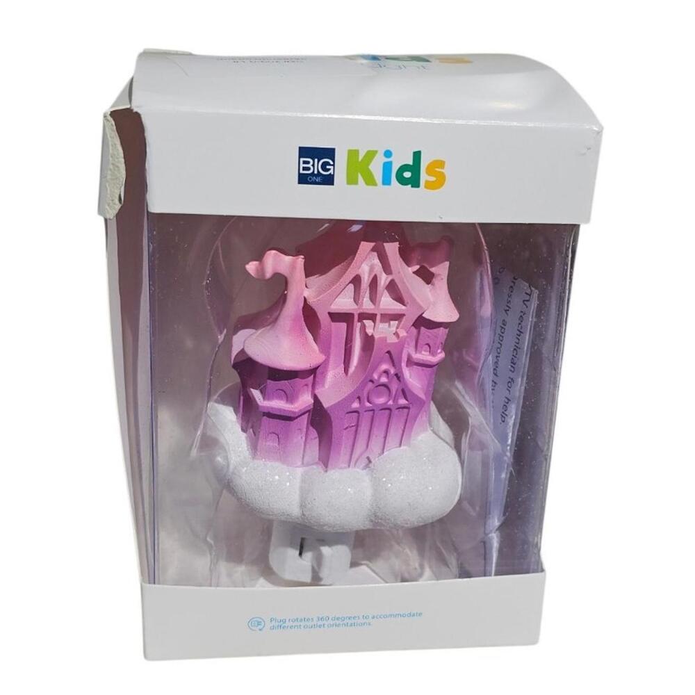 Kohl's The Big One Kids Pink Purple Princess Castle Nightlight New In Box